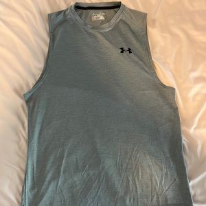 Grey under armour tank top
